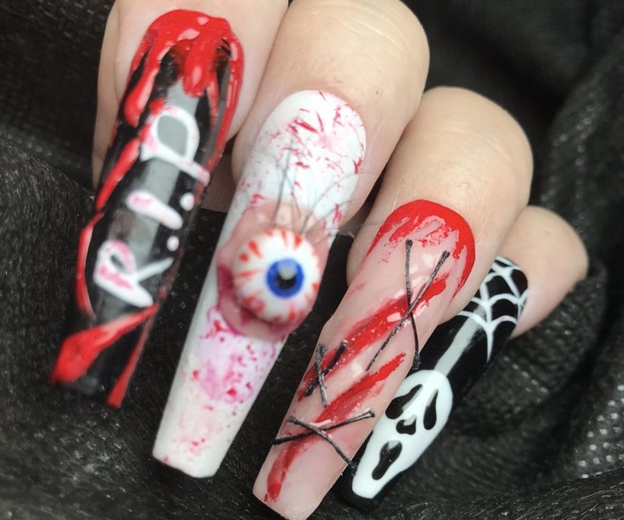 Unhas: Veja uma inspiração de nail art para o Halloween