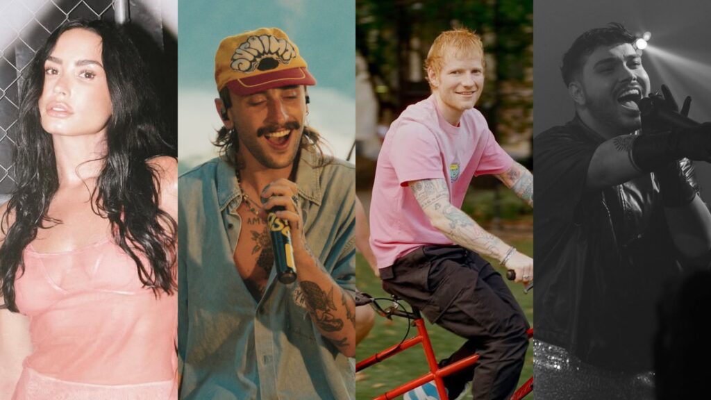Lançamentos da semana: Demi Lovato, Dupoint, Ed Sheeran, Vini e muito mais