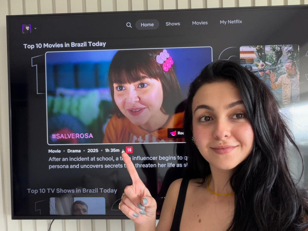 <strong>Suspense #Salve Rosa, protagonizado por Klara Castanho, alcança o topo da Netflix</strong>
